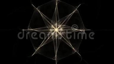 莱西五颜六色的钟表图案。 数字分形艺术设计.. 抽象设计神圣符号标志几何.. 占星学的设计