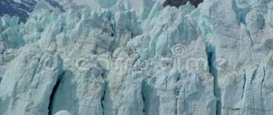 阿拉斯加冰川湾国家公园的Margerie冰川景观
