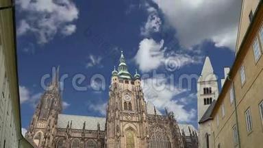 捷克共和国布拉格城堡和赫拉德卡尼的圣维特大教堂罗马天主教大教堂