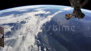 从国际空间站上看到<strong>地球</strong>。 从太空观测到美丽的<strong>地球</strong>。 美国宇航局从太空发射<strong>地球</strong>