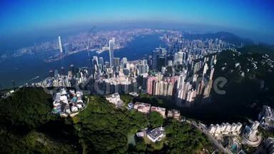 4中国香港的高空射击。