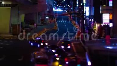 东京涩谷迷你霓虹街夜景