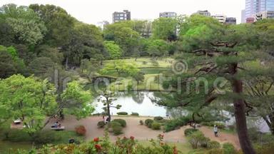 日本东京Rikugien花园的<strong>视频时间</strong>间隔