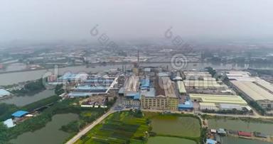 中国的Prom区。 中国工业区，中国工业区的生产设施
